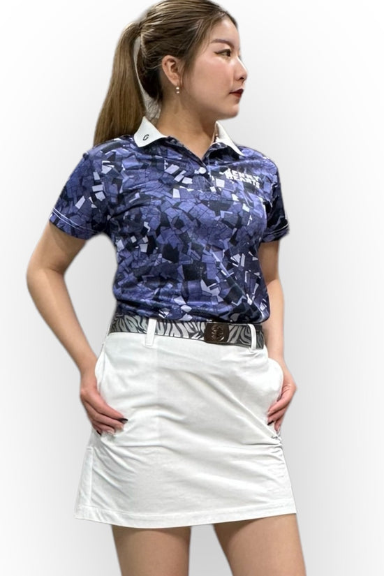 Ladies Polo Shirt Geometry レディースゴルフウェア ポロシャツ 春夏