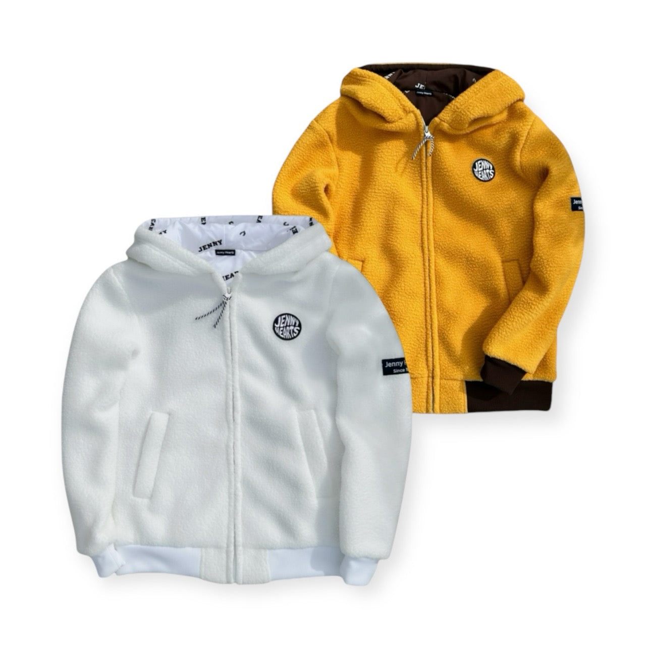 Mens Boa Blouson JH24BH001 2024秋冬 ゴルフウェア メンズ ボア ブルゾン 長袖 ゴルフパーカー 白 アプリコ 伸縮性 暖かい オシャレ 高品質 ブランド 人気商品 メンズゴルフウェア
