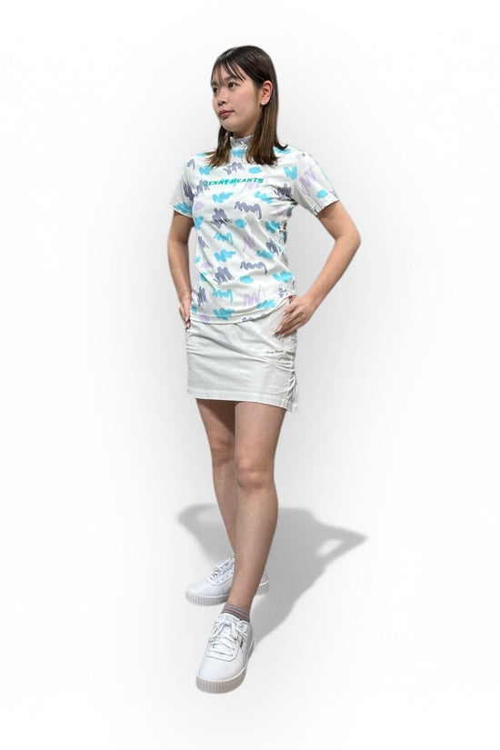 Ladies Smooth Mock Doodle ゴルフウェア レディース モックネック 半袖 夏 接触冷感 高い伸縮性 UVカット なめらか肌触り スムースシリーズ