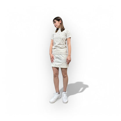 Ladies Smooth Mock Panther White Panther 豹柄 パンサー 接触冷感 なめらか肌触りおしゃれ かわいい 春夏 スムースシリーズ レディースゴルフウェア ジュニアゴルフウェア