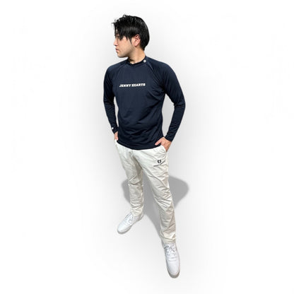 Mens Hybrid Mock Neck モックネック アウター インナー兼用 吸水速乾 UVカット 暖かい 柔らかい肌触り 伸縮性抜群 メンズゴルフウェア 春