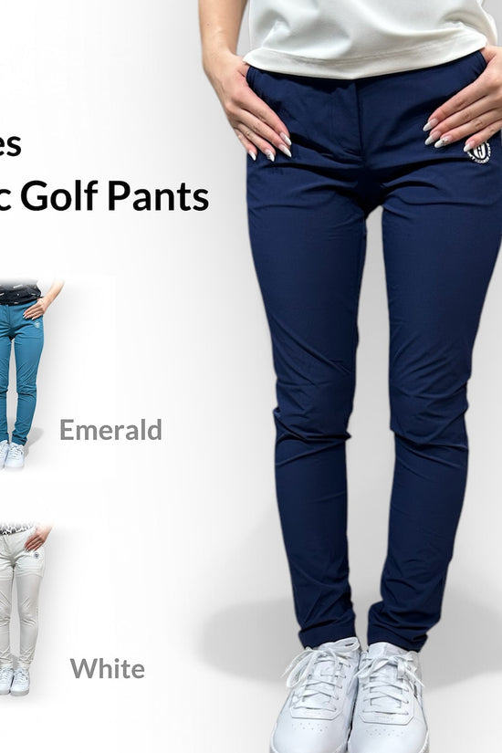 Ladies Slim Fiit Elastic Golf Pants 002 レディース ゴルフパンツ スリムフィット 春夏 人気商品