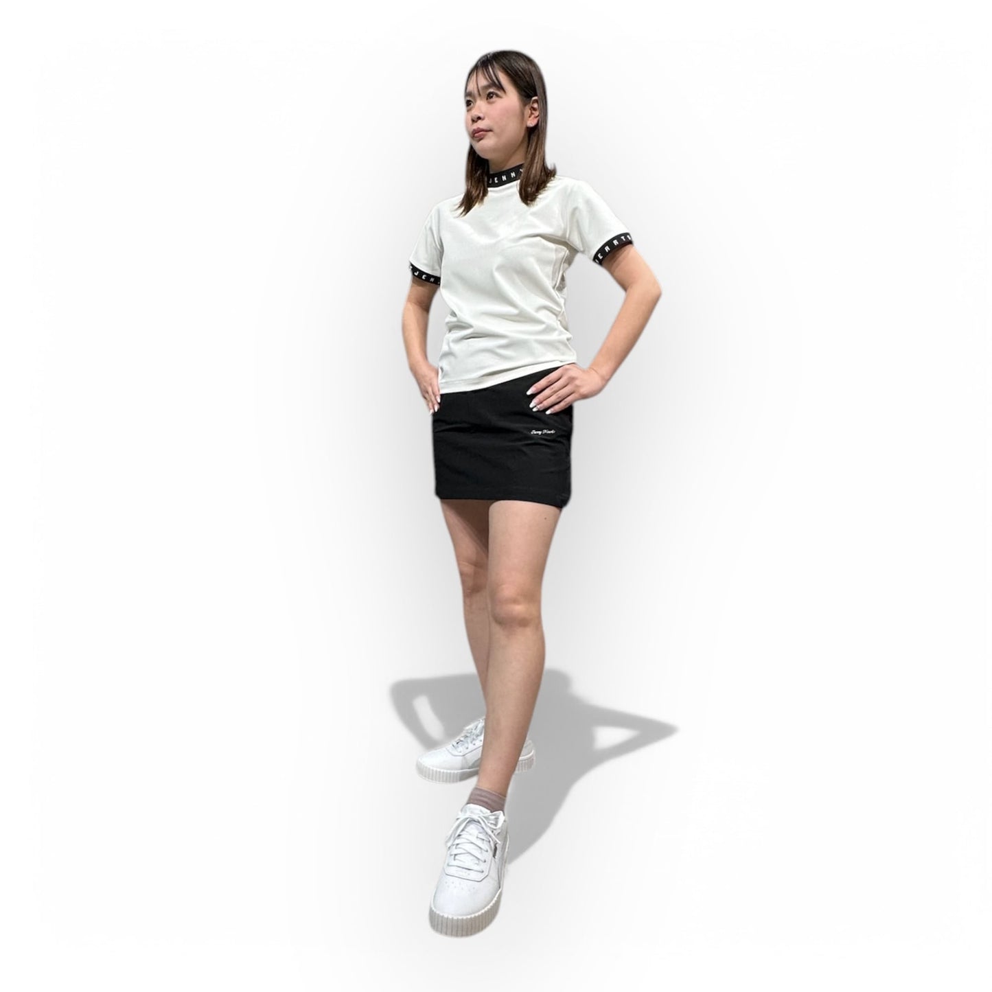 ＼新発売／Ladies Grosgrain Mock Neck レディースゴルフウェア グログラン モックネック 半袖 ストレッチ 肌触りなめらか 速乾 UVカット 透け防止 シンプル おしゃれ 高品質 高機能 おすすめ プレゼント 日本製