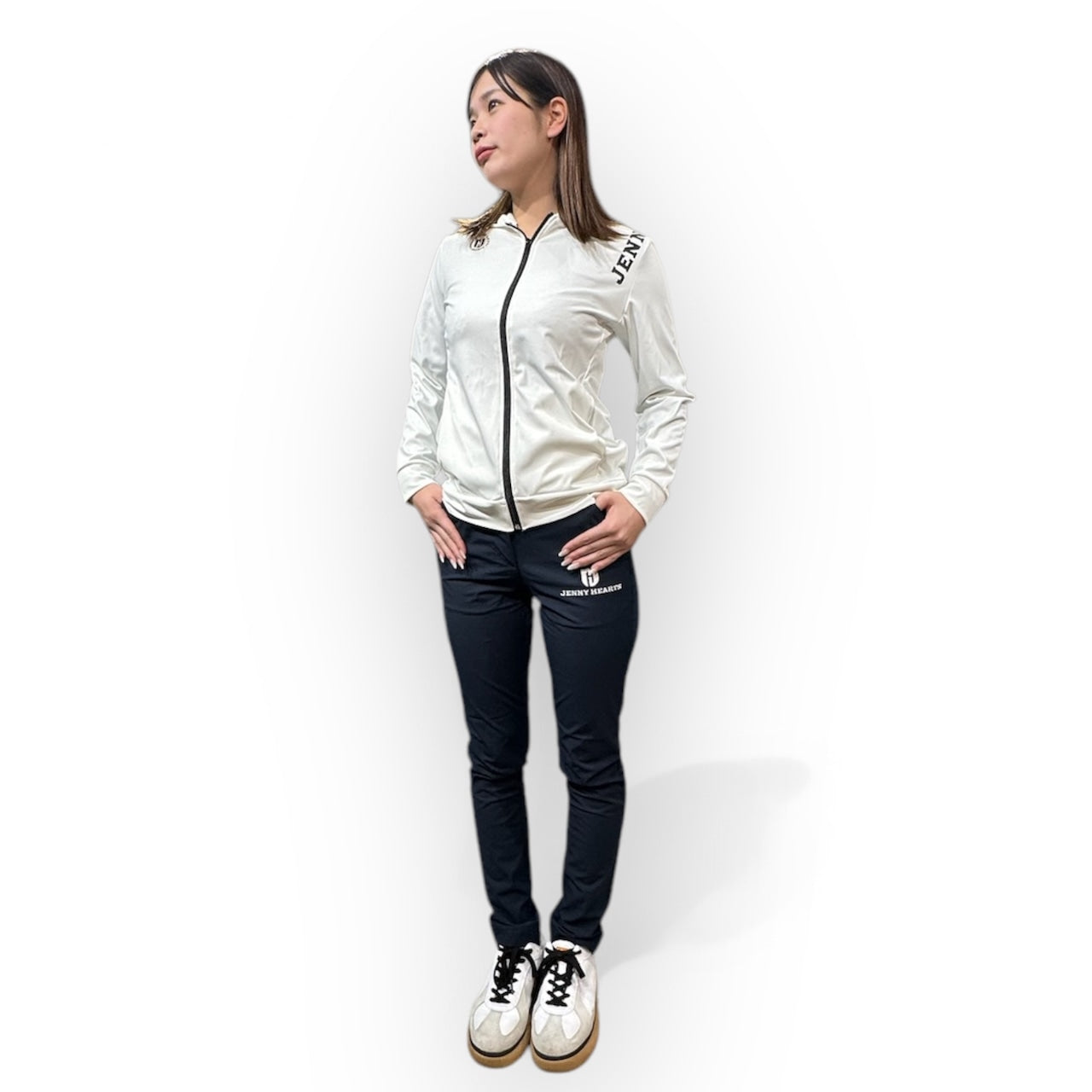 Ladies Smooth Hoodie レディースゴルフブルゾン 伸縮性抜群 なめらか肌触り