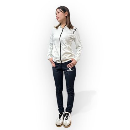 Ladies Smooth Hoodie レディースゴルフブルゾン 伸縮性抜群 なめらか肌触り