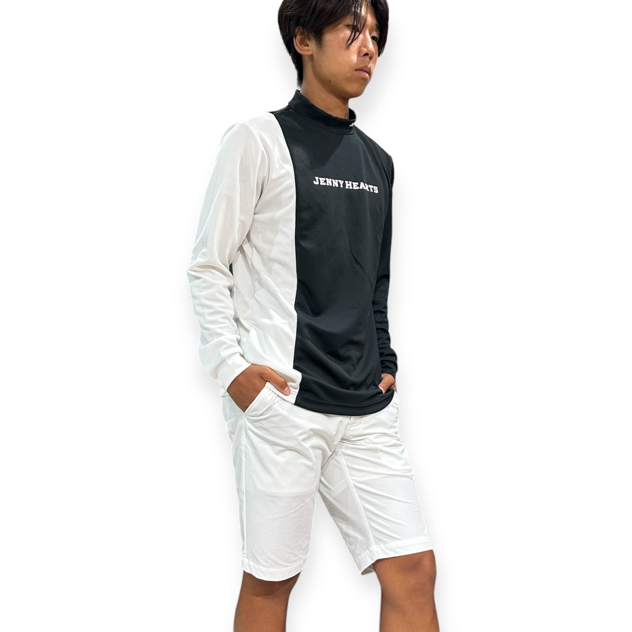 Jenny Hearts] Mens Slim Fit Golf Pants ゴルフウェア メンズ 夏
