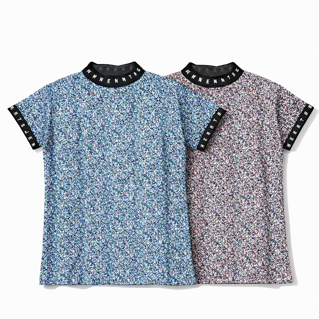 Laides Floret Mock Neck