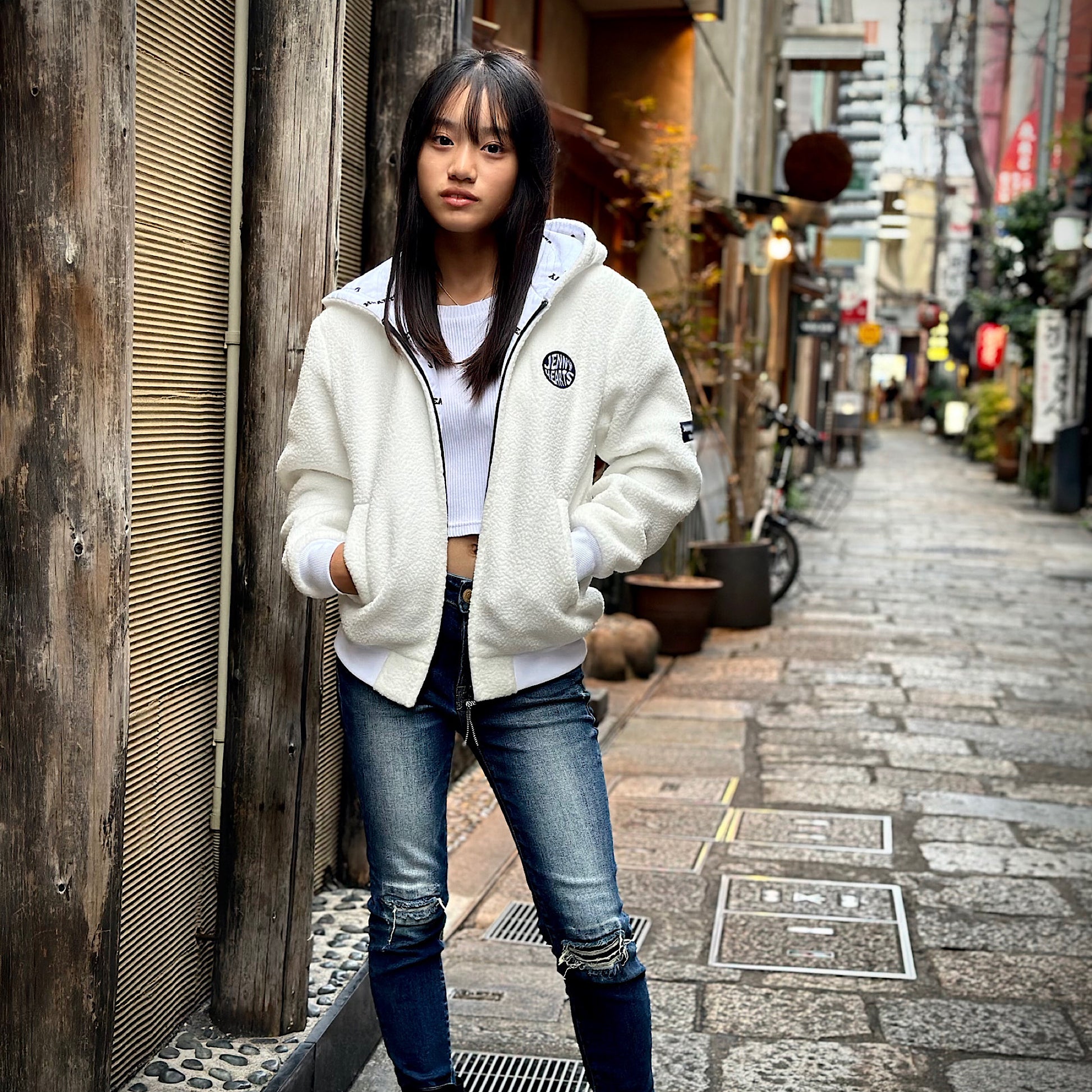 Ladies Boa Blouson ゴルフウェア レディース ボア ブルゾン フード オシャレ ゴルフ女子 人気商品