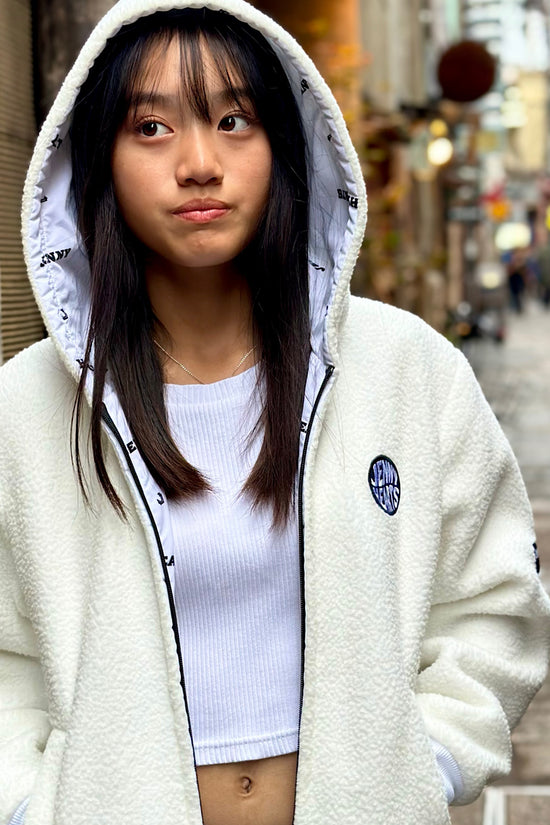 Ladies Boa Blouson ゴルフウェア レディース ボア ブルゾン フード オシャレ ゴルフ女子 人気商品