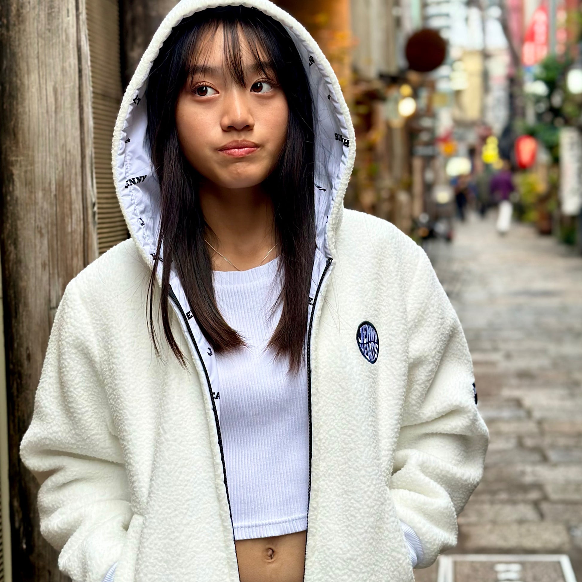 Ladies Boa Blouson ゴルフウェア レディース ボア ブルゾン フード オシャレ ゴルフ女子 人気商品