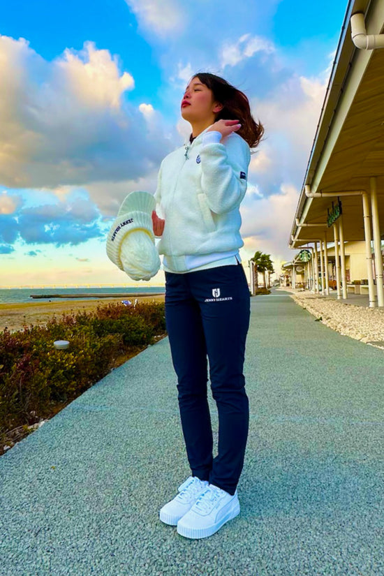 Ladies Boa Blouson ゴルフウェア レディース ボア ブルゾン フード オシャレ ゴルフ女子 人気商品