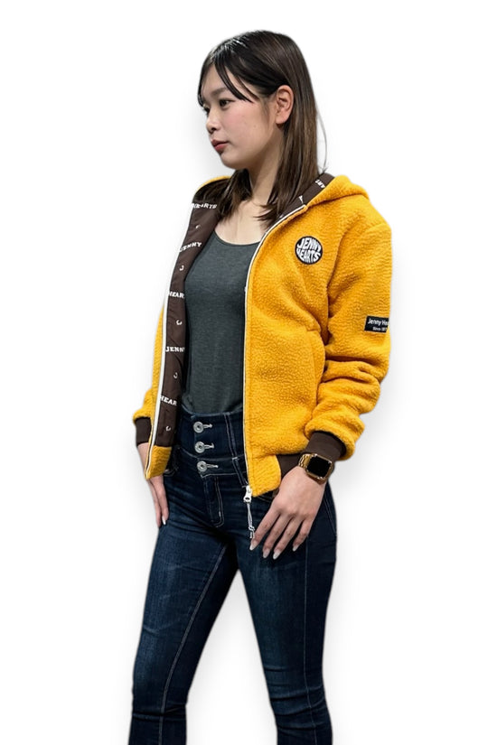 Ladies Boa Blouson ゴルフウェア レディース ボア ブルゾン フード オシャレ ゴルフ女子 人気商品
