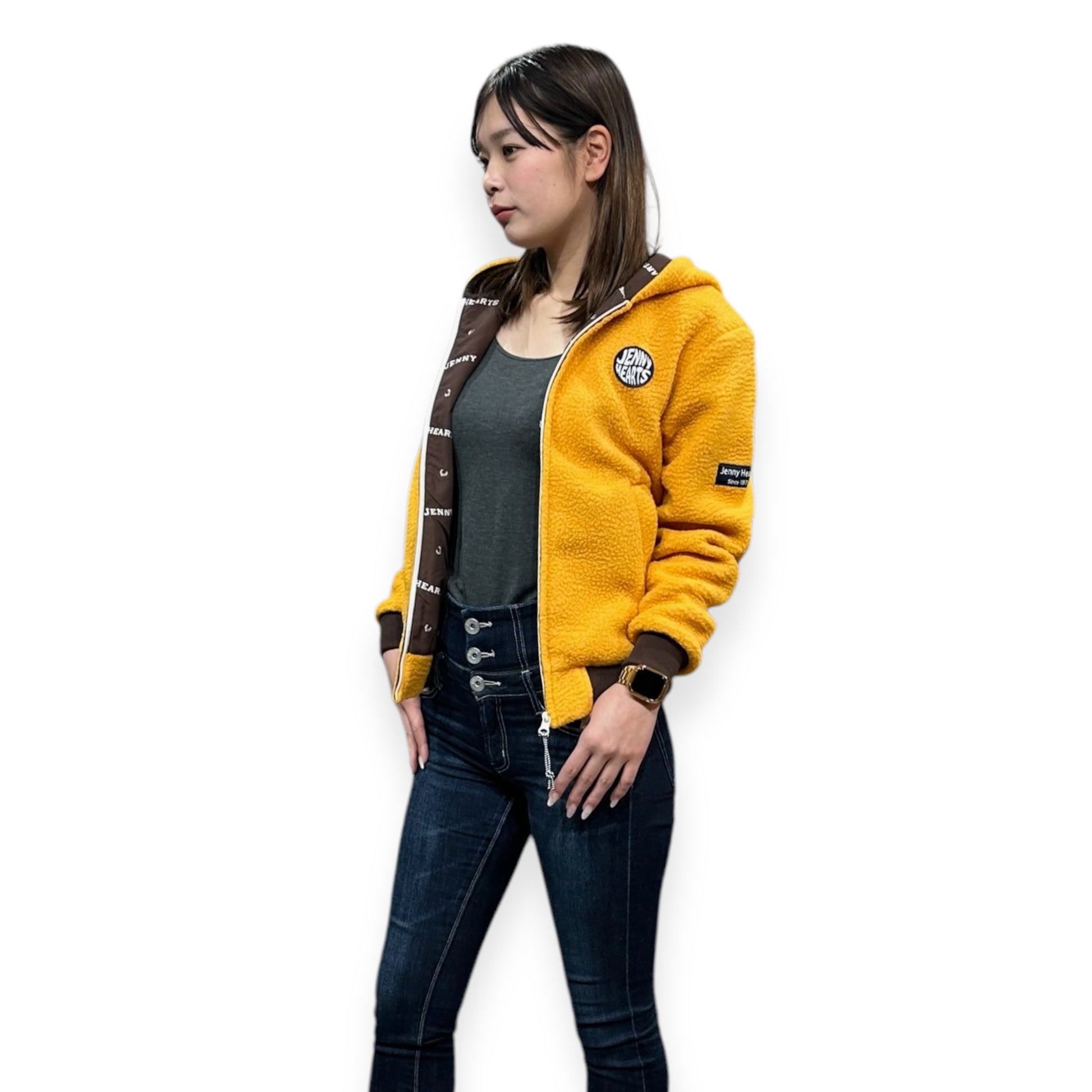 Ladies Boa Blouson ゴルフウェア レディース ボア ブルゾン フード オシャレ ゴルフ女子 人気商品