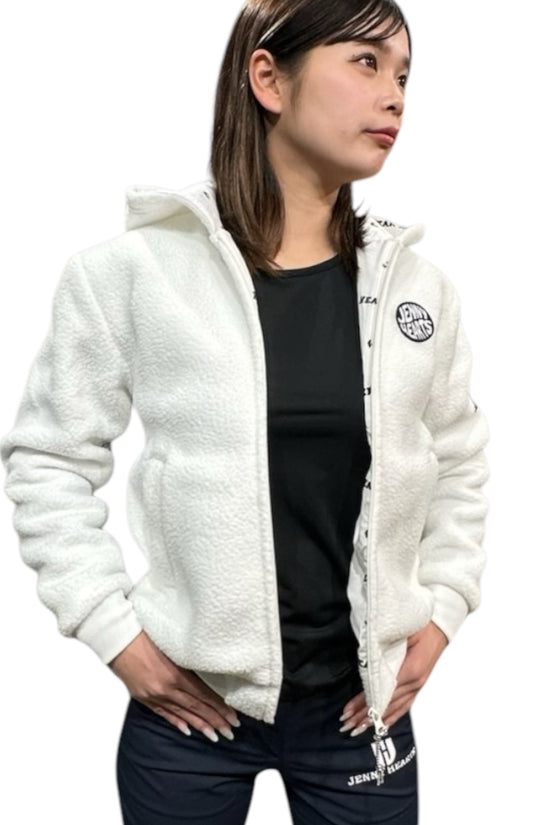 Ladies Boa Blouson ゴルフウェア レディース ボア ブルゾン フード オシャレ ゴルフ女子 人気商品