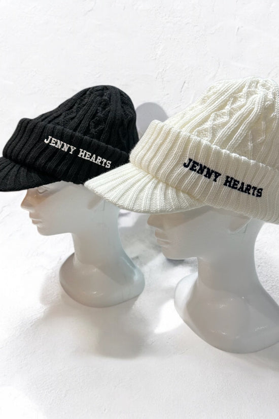 ＼予約販売／Unisex Knit Cap ツバ付きニットキャップ 男女兼用 57.5cm ゴルフウェア 二重構造 暖かい 帽子 おしゃれ 2025年秋冬