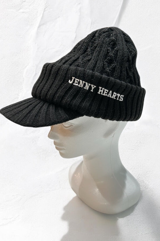 ＼予約販売／Unisex Knit Cap ツバ付きニットキャップ 男女兼用 57.5cm ゴルフウェア 二重構造 暖かい 帽子 おしゃれ 2025年秋冬