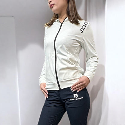 Ladies Smooth Hoodie レディースゴルフブルゾン 伸縮性抜群 なめらか肌触り