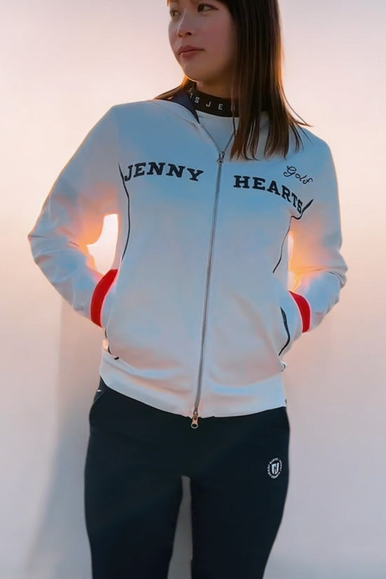 Ladies Light Weight Knit Hoodie レディース ゴルフブルゾン パーカー ダブルジップ 軽量 伸縮性 速乾性 フード 丸洗い イージーケア ポリエステル ニット