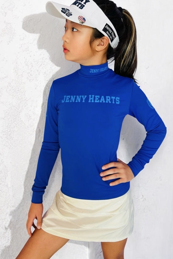 Junior Unisex Mockジュニア 長袖モックネック 春夏 接触冷感 速乾 UVカット 伸縮性良 ユニセックス 男の子 女の子 ジュニアゴルフウェア  130cm 140cm 150cm 日本製