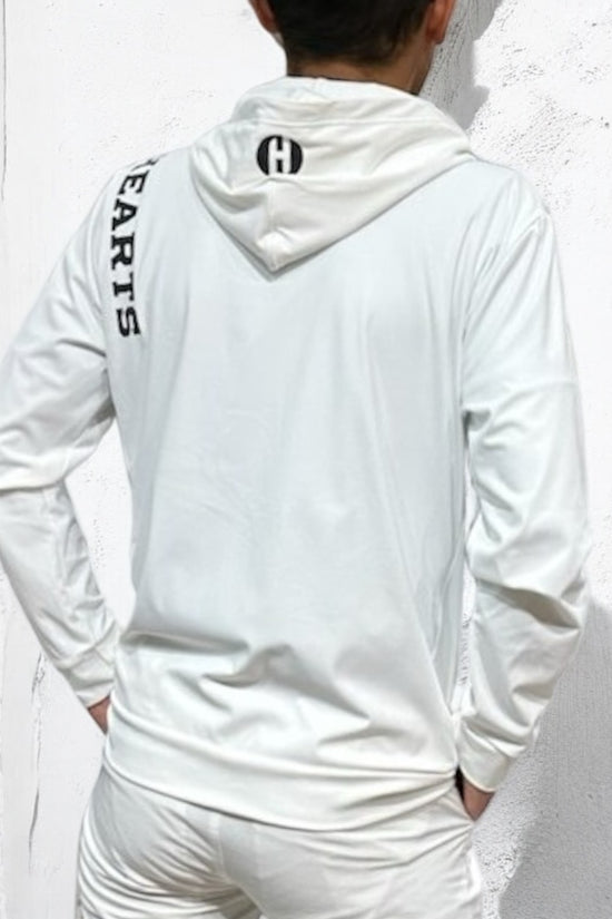Mens Smooth Hoodie メンズ ゴルフウェア ブルゾン パーカー 接触冷感 なめらか肌触り ハイストレッチ UVカット おしゃれ フード付き 春夏秋