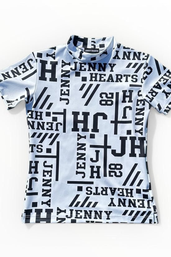 Ladies Mock Neck Logotipo レディースゴルフウェア 夏 モックネック 半袖 ストレッチ 速乾 肌触りなめらか UVカット おしゃれ 可愛い
