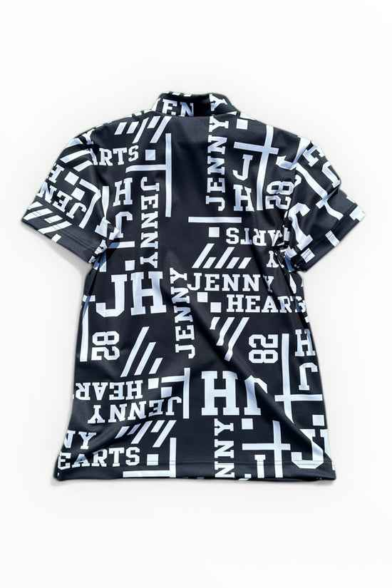 Ladies Mock Neck Logotipo レディースゴルフウェア 夏 モックネック 半袖 ストレッチ 速乾 肌触りなめらか UVカット おしゃれ 可愛い