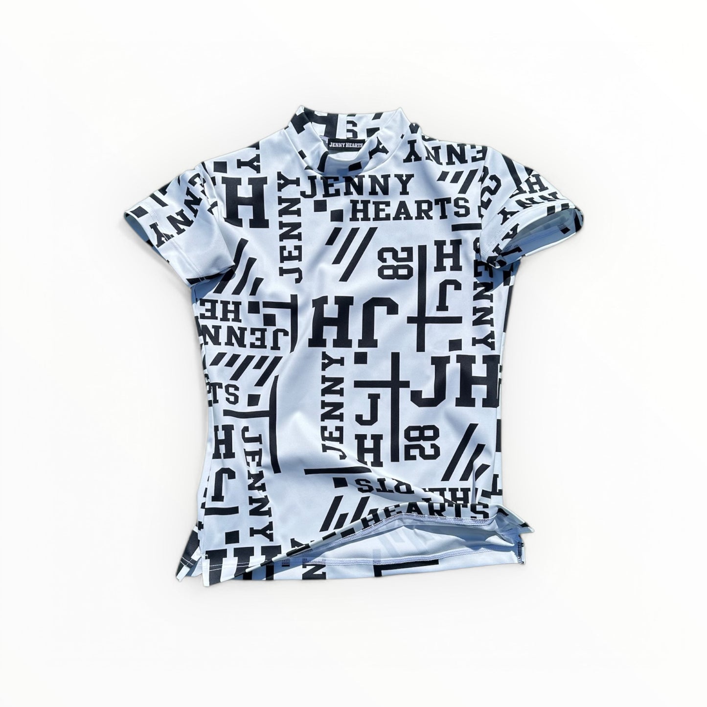 ＼新発売／Ladies Mock Neck Logotipo レディースゴルフウェア モックネック 半袖 ストレッチ 速乾 肌触りなめらか UVカット おしゃれ 可愛い 春夏