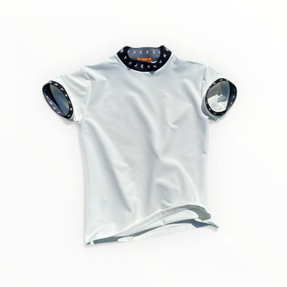 ＼新発売／Ladies Grosgrain Mock Neck レディースゴルフウェア グログラン モックネック 半袖 ストレッチ 肌触りなめらか 速乾 UVカット 透け防止 シンプル おしゃれ 高品質 高機能 おすすめ プレゼント 日本製