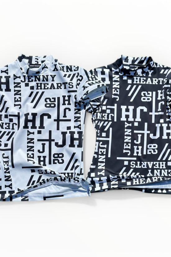 Ladies Mock Neck Logotipo レディースゴルフウェア 夏 モックネック 半袖 ストレッチ 速乾 肌触りなめらか UVカット おしゃれ 可愛い
