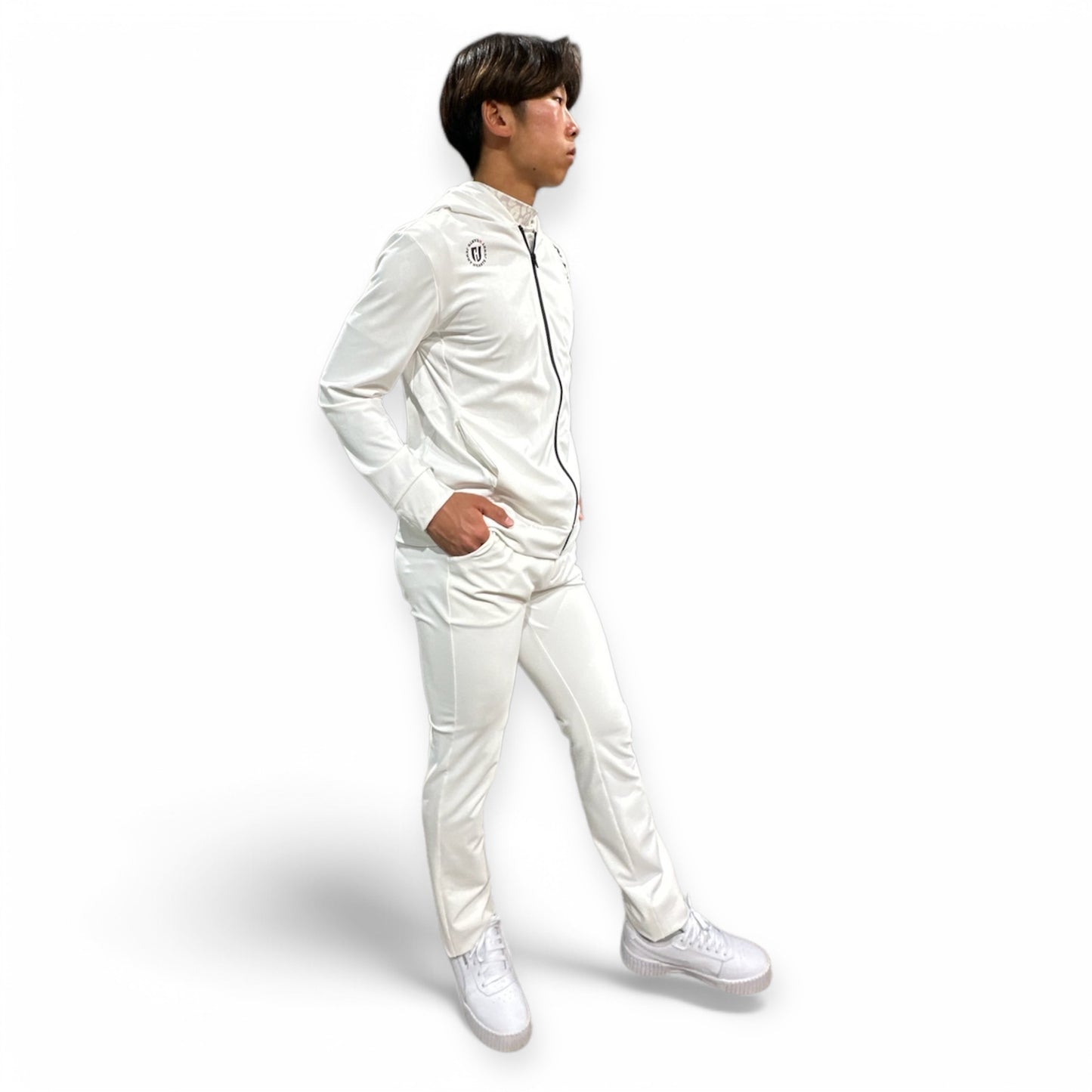 Mens Smooth Hoodie メンズゴルフウェア ブルゾン パーカー なめらか肌触りブルゾン フード付き 伸縮性 おしゃれ