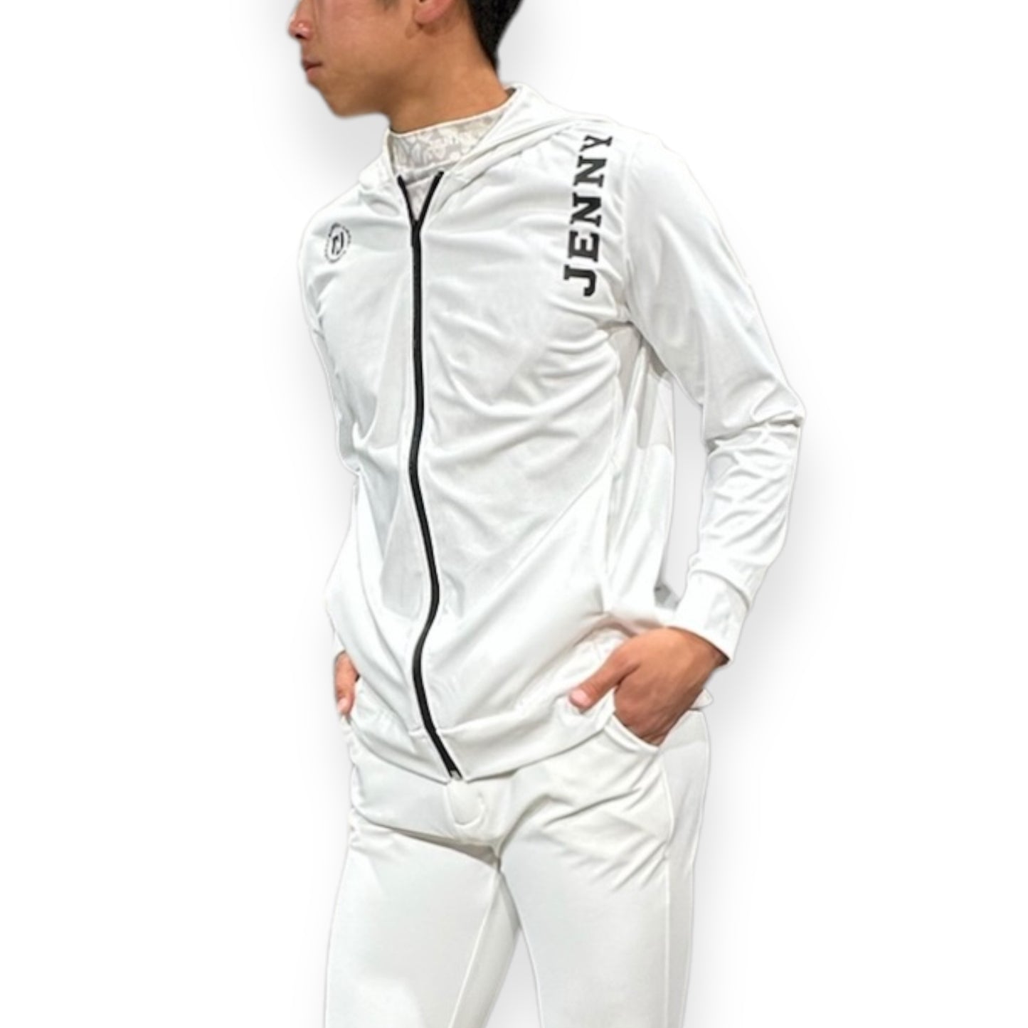 Mens Smooth Hoodie メンズゴルフウェア ブルゾン パーカー なめらか肌触りブルゾン フード付き 伸縮性 おしゃれ