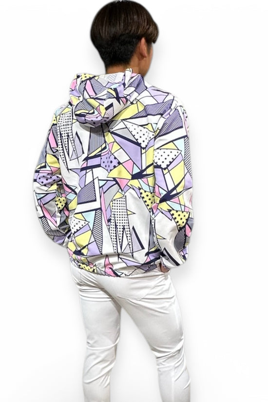 Mens Golf Blouson Pleasurable ゴルフウェア メンズ ブルゾン ダブルジップ ジャケット パーカー フード おしゃれ 春