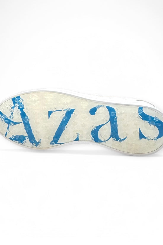 ＼創業祭限定価格／Mens Golf Shoes Azasコラボ 002  Tour Model スパイクレス 本皮 軽量 白 メンズ ゴルフ シューズ ツアープロ愛用