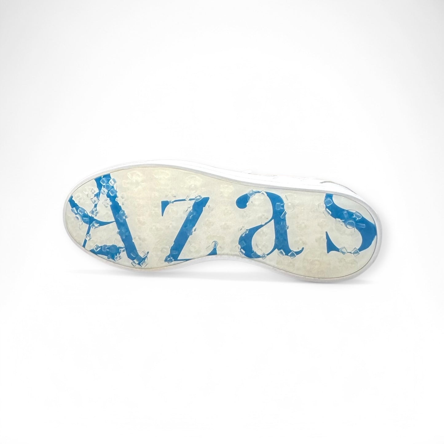 ＼7月17日発送／Mens Golf Shoes Azasコラボ 002 スパイクレス 本革 白 メンズ ゴルフ シューズ ツアープロ愛用