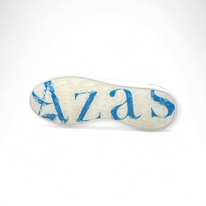 ＼7月17日発送／Mens Golf Shoes Azasコラボ 002 スパイクレス 本革 白 メンズ ゴルフ シューズ ツアープロ愛用