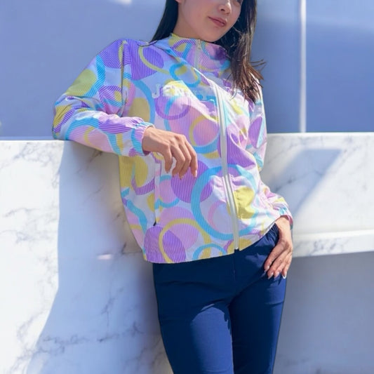 ＼5月17日発送／Ladies Golf Blouson Luminous ゴルフウェア レディース ブルゾン ダブルジップ ジャケット パーカー フード おしゃれ 春