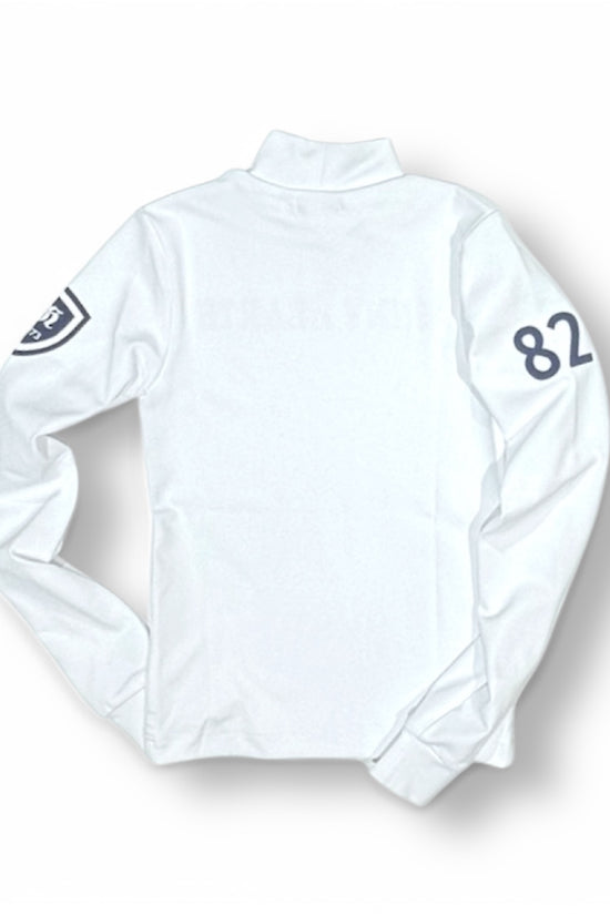 Junior Unisex Mockジュニア 長袖モックネック 春夏 接触冷感 速乾 UVカット 伸縮性良 ユニセックス 男の子 女の子 ジュニアゴルフウェア  130cm 140cm 150cm 日本製