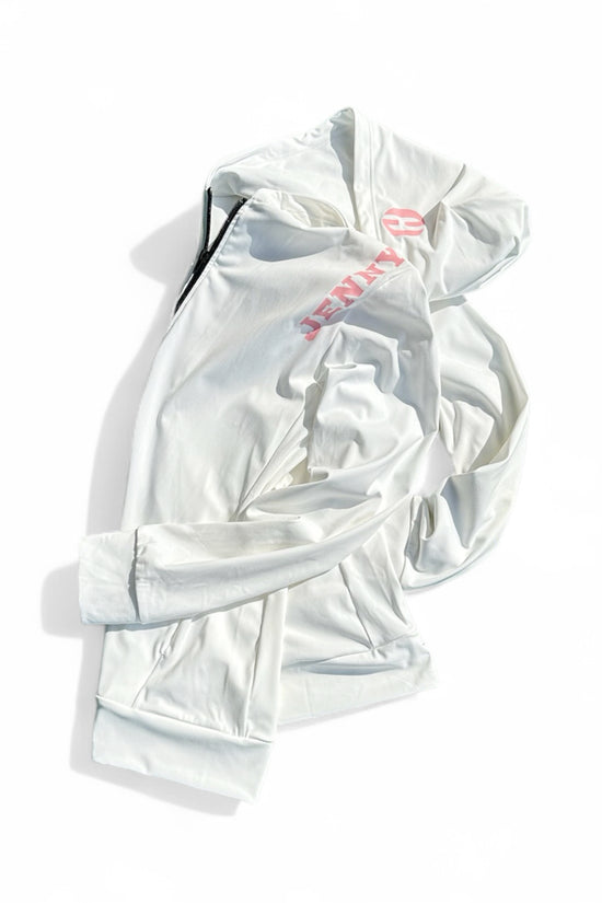Ladies Smooth Hoodie レディース ゴルフウェア ブルゾン ハイストレッチ 接触冷感 なめらか肌触り UVカット 春夏秋