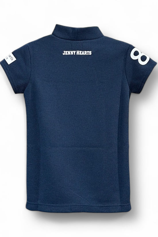 ＼おすすめ／Jnior Girls Waffle Mock ジュニア ゴルフウェア ガーズル モックネック ワッフル 綿タッチ 涼しい 透け防止 130cm 140cm 150cm 可愛い おすすめ