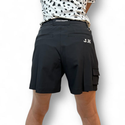 ＼６月21日発送／Ladies Short Culotte 2Way Stretchレディース ゴルフウェア ショート キュロット パンツ スカート 伸縮性 UVカット 透け防止 春夏 数量限定