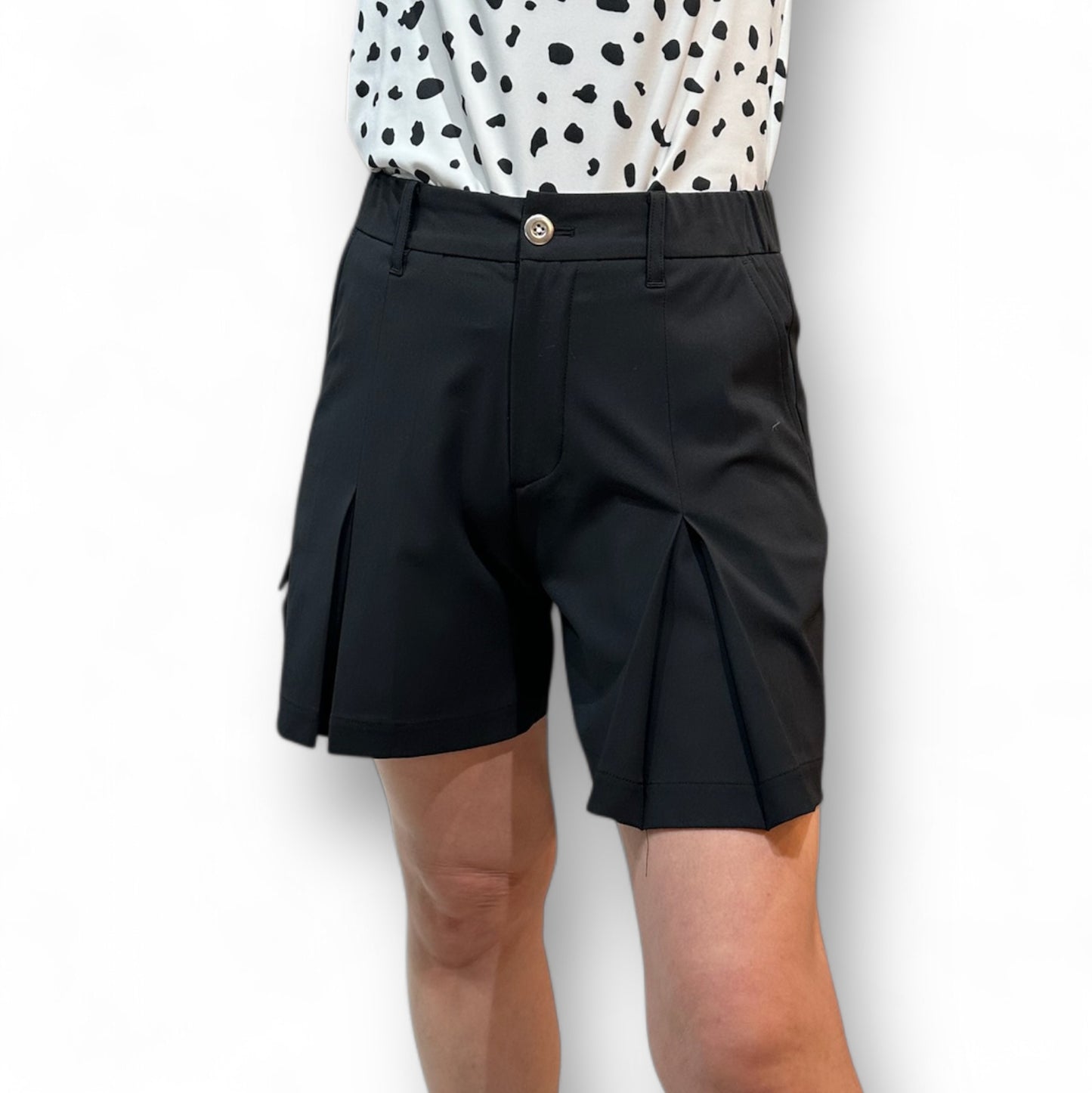＼６月21日発送／Ladies Short Culotte 2Way Stretchレディース ゴルフウェア ショート キュロット パンツ スカート 伸縮性 UVカット 透け防止 春夏 数量限定