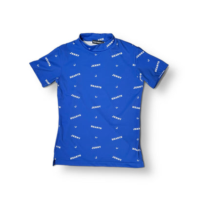 Ladies Smooth Mock Brand Logo ゴルフウェア レディース モックネック 半袖 接触冷感 なめらか肌触り UVカット 伸縮性高い おしゃれ 春夏