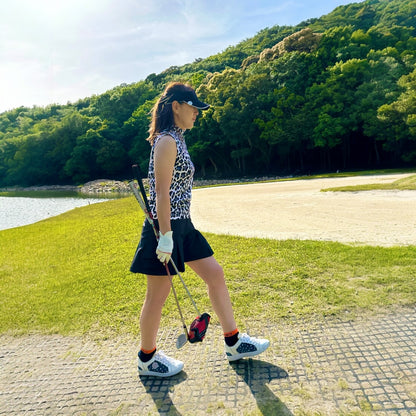 ＼６月21日発送／Ladies Short Culotte 2Way Stretchレディース ゴルフウェア ショート キュロット パンツ スカート 伸縮性 UVカット 透け防止 春夏 数量限定