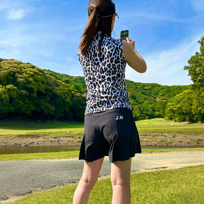 ＼６月21日発送／Ladies Short Culotte 2Way Stretchレディース ゴルフウェア ショート キュロット パンツ スカート 伸縮性 UVカット 透け防止 春夏 数量限定