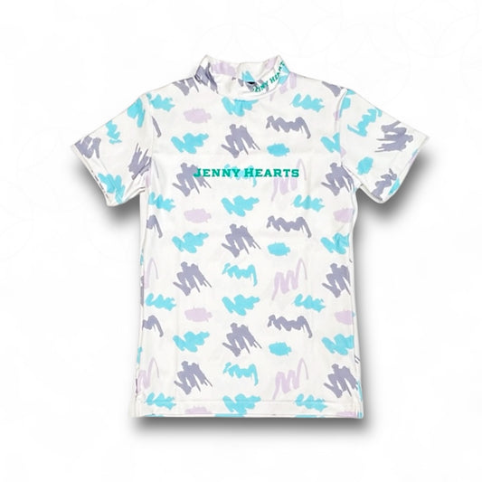 Ladies Smooth Mock Doodle ゴルフウェア レディース モックネック 半袖 夏 接触冷感 高い伸縮性 UVカット なめらか肌触り スムースシリーズ