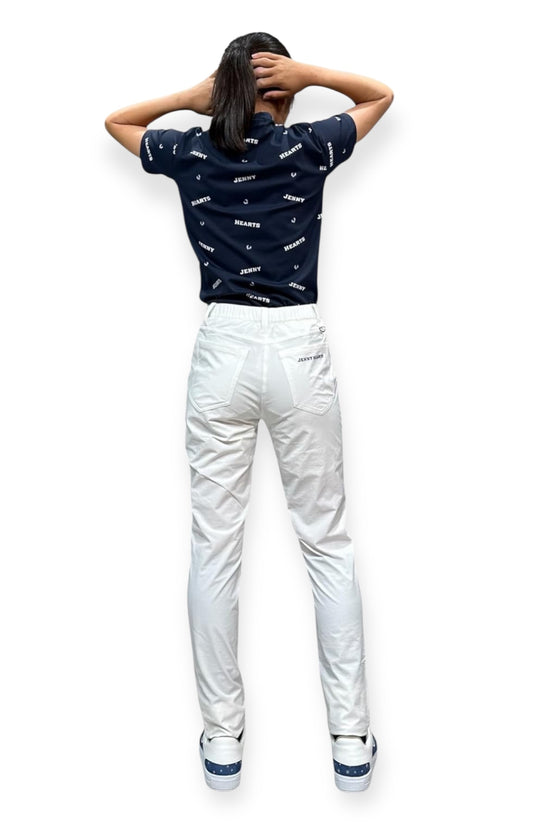 Junior Girls Elastic Pants 002 ガールズ ゴルフパンツ 伸縮性 スタイリッシュ 春夏 140cm 150cm 155cm ジュニアゴルフウェア