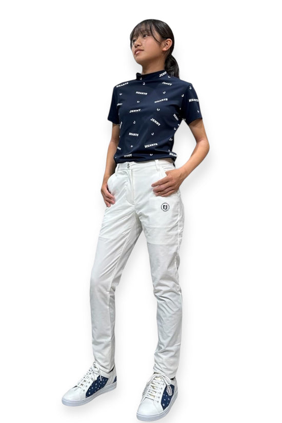 Junior Girls Elastic Pants 002 ガールズ ゴルフパンツ 伸縮性 スタイリッシュ 春夏 140cm 150cm 155cm ジュニアゴルフウェア