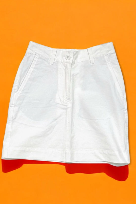 Junior girls Multi Stretch Skirt 001 ゴルフ スカート ジュニアゴルフウェア マルチストレッチ 白 紺 春夏 130cm 150cm 155cm