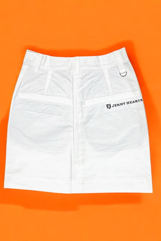 Junior girls Multi Stretch Skirt 001 ゴルフ スカート ジュニアゴルフウェア マルチストレッチ 白 紺 春夏 130cm 150cm 155cm