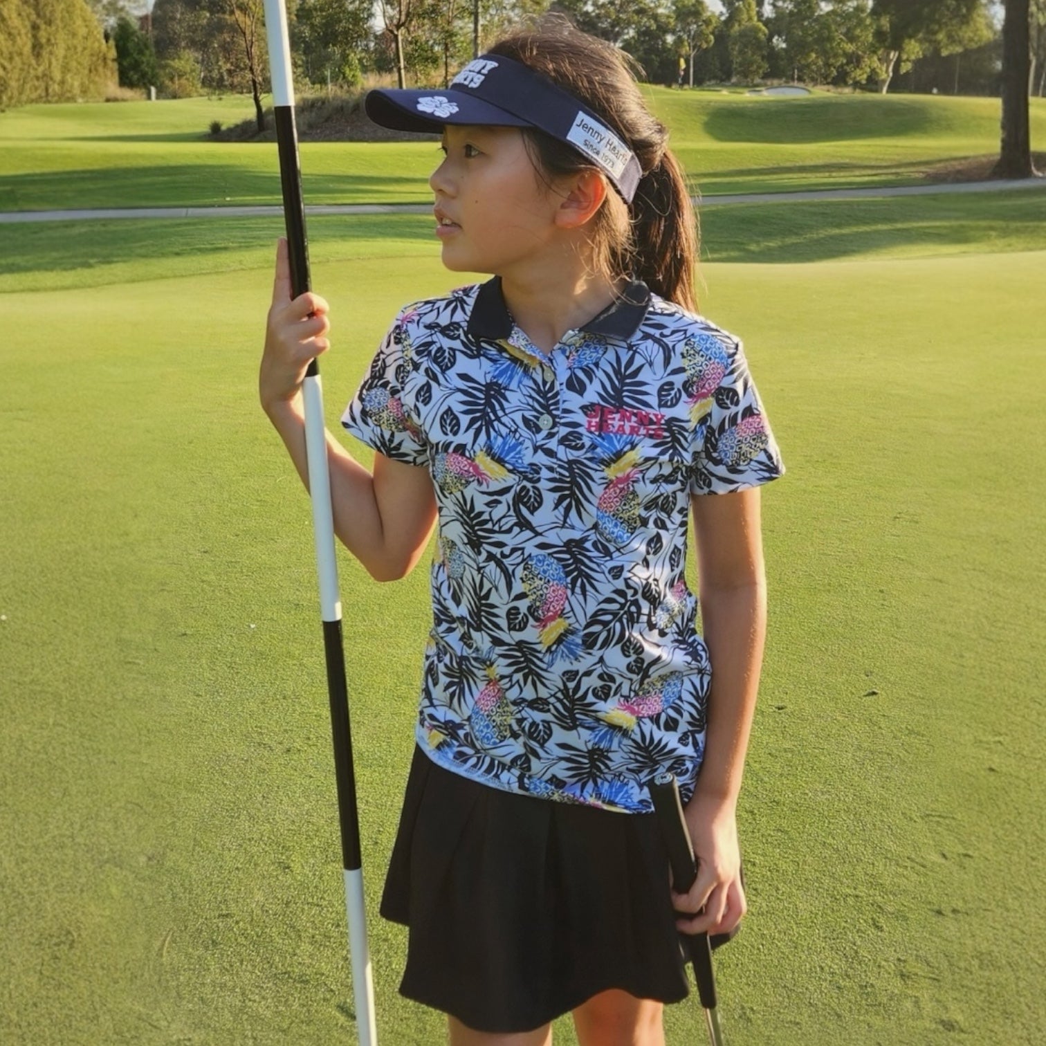 Junior Girls Polo Shirt ガールズ ポロシャツ ジュニアゴルフウェア ガールズ 女の子 キッズ ゴルフ ゴルフポロシャツ ガールズウェア 春 夏 秋 ドライタッチ おしゃれポロシャツ 130cm 150cm